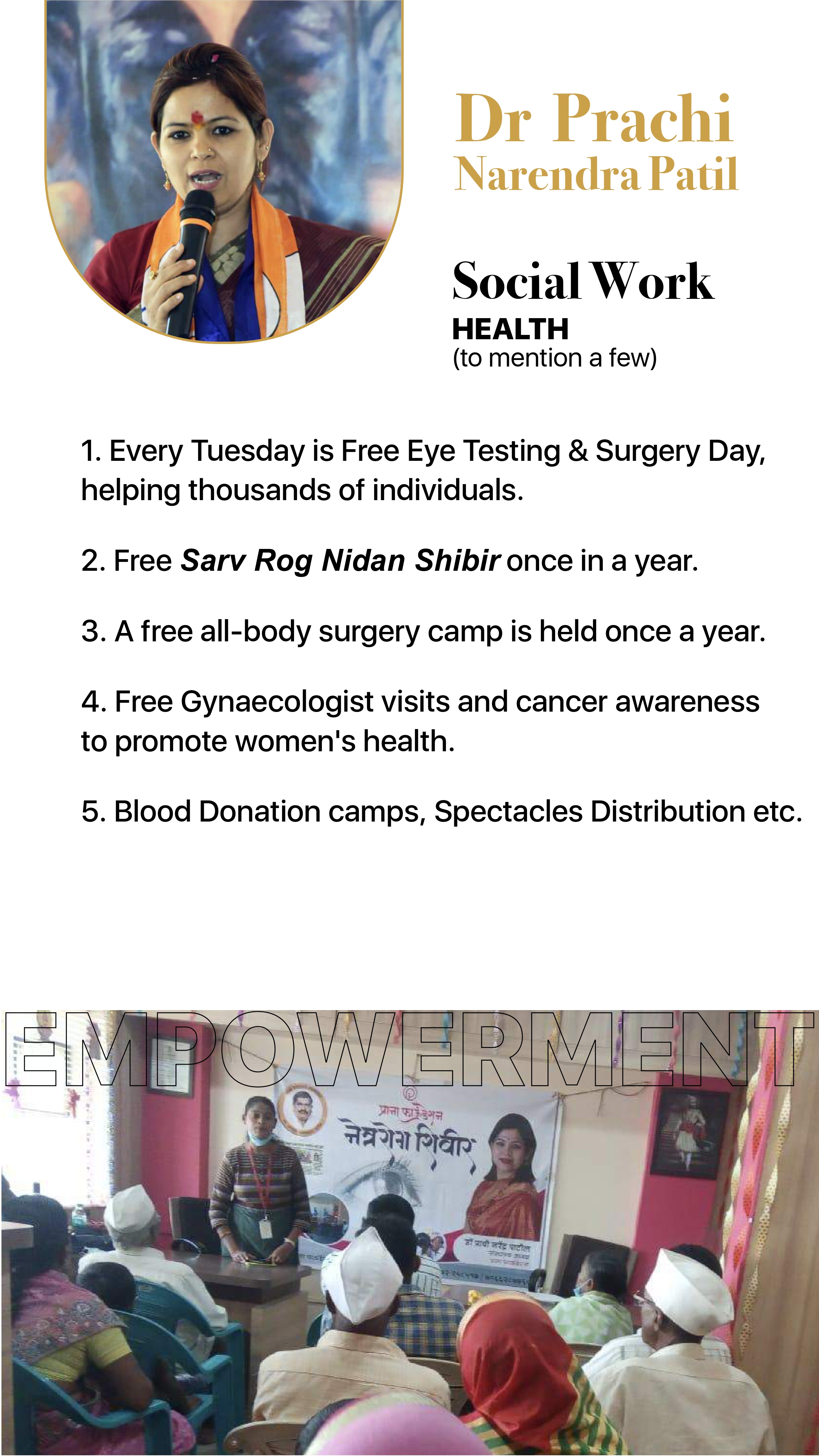 Dr.Prachi Narendra Patil - WOMEN EDUCATION SELF EMPLOYMENT